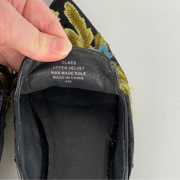 Jeffrey Campbell Claes Appliqué Velvet Mules - Picture 5 of 7